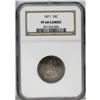 Image 1 : 1871 25C PR64 Cameo NGC. Moderate mint frost covers th 1871[25C] PR64 Cameo NGC.