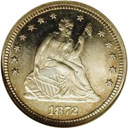 1872 25C PR65 Cameo NGC. This coin has good eye appeal 1872[25C] PR65 Cameo NGC.