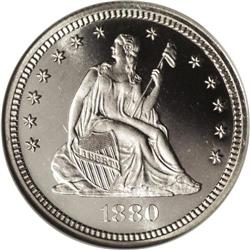 1880 25C PR67 S Cameo NGC. Briggs 1-B. As with severa 1880[25C] PR67 [img border='0' src='http://www