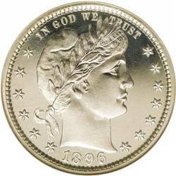 1896 25C PR66 Cameo NGC. Fully brilliant with chalky-w 1896[25C] PR66 Cameo NGC.