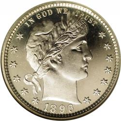 1896 25C PR67 Cameo NGC. Fully struck with deeply mirr 1896[25C] PR67 Cameo NGC.