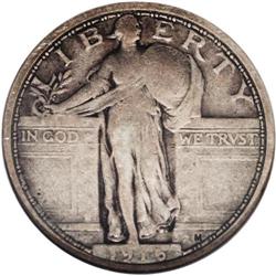 1916 25C Fine 15 NGC. This is a wonderful example with 1916[25C] Fine 15 NGC.