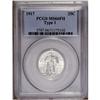 Image 1 : 1917 25C Type One MS66 Full Head PCGS. Brilliant-white 1917[25C] Type One MS66 Full Head PCGS.