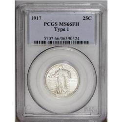 1917 25C Type One MS66 Full Head PCGS. This exceptiona 1917[25C] Type One MS66 Full Head PCGS.