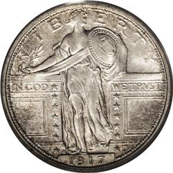 1917-D 25C Type One MS66 Full Head PCGS. Once the kink 1917-D[25C] Type One MS66 Full Head PCGS.