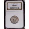 Image 1 : 1917 25C Type Two MS65 Full Head NGC. Dappled charcoal 1917[25C] Type Two MS65 Full Head NGC.