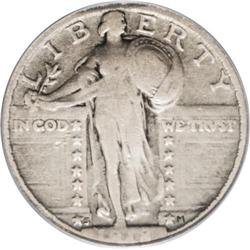 1918/7-S 25C Fine 12 PCGS. After with all pre 1925 iss 1918/7-S[25C] Fine 12 PCGS.