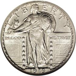 1919-S 25C MS61 Full Head NGC. A totally white coin th 1919-S[25C] MS61 Full Head NGC.