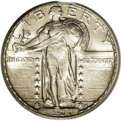 1920-D 25C MS64 Full Head PCGS. Full Head representati 1920-D[25C] MS64 Full Head PCGS.