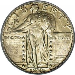 1926-S 25C MS64 Full Head PCGS. J.H. Cline writes in h 1926-S[25C] MS64 Full Head PCGS.