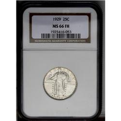 1929 25C MS66 Full Head NGC. A nearly brilliant Premiu 1929[25C] MS66 Full Head NGC.