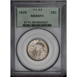 1929 25C MS66 Full Head PCGS. Speckles of russet adher 1929[25C] MS66 Full Head PCGS.