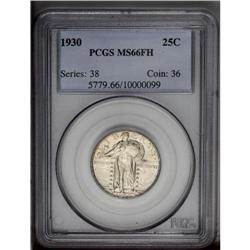 1930 25C MS66 Full Head PCGS. Champagne-gold color bat 1930[25C] MS66 Full Head PCGS.