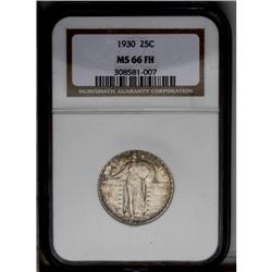 1930 25C MS66 Full Head NGC. Sharply struck with no si 1930[25C] MS66 Full Head NGC.