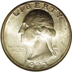 1932-D 25C MS64 NGC. This elusive, key issue had only 1932-D[25C] MS64 NGC.