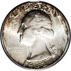 1932-S 25C MS64 PCGS. Bright, lustrous surfaces displa 1932-S[25C] MS64 PCGS.