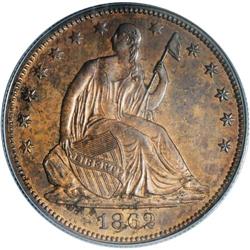 1862 50C Half Dollar, Judd-296, Pollock-354, High R.6,