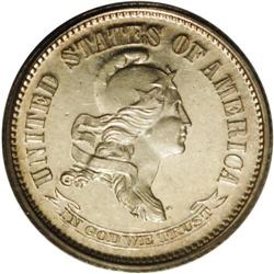 1870 10C Standard Silver Ten Cents, Judd-837, Pollock-