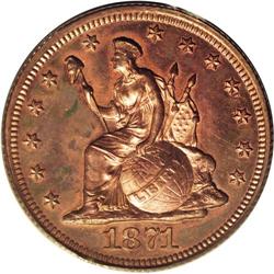 1871 10C Ten Cents, Judd-1085, Pollock-1221, R.7, PR64