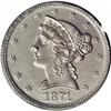 Image 1 : 1871 $5 Five Dollar, Judd-1171, Pollock-1313, R.8, Alu
