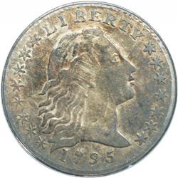 1795 H10C AU58 ANACS. V-6, LM-9, R.4. A scarce variety