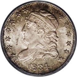 1834 H10C MS66 PCGS. V-5, LM-1, R.2. The most obvious