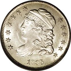 1835 H10C Large Date, Large 5C MS67 PCGS. LM-1, V-2, R