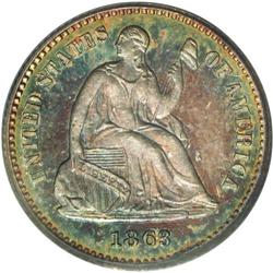 1863 H10C PR66 PCGS. The 1 in the date is clearly repu