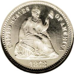 1873 H10C PR67 Cameo NGC. Closed 3 in date, as are all