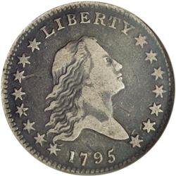 1795 50C 2 Leaves Fine 12 ANACS. O-119, R.4. Star 15 p