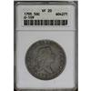 Image 3 : 1795 50C 2 Leaves VF20 ANACS. O-109, R.4. The obverse