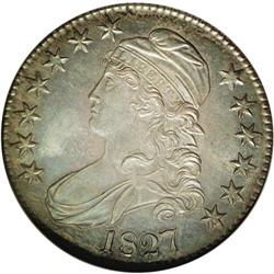 1827 50C Square Base 2 MS65 NGC. O-133, R.4. Electric-