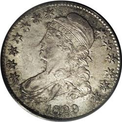 1829 50C MS64 PCGS. O-105, R.1. The second T in STATES