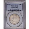 Image 1 : 1837 50C MS62 PCGS. Well struck in the centers, but ra