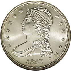 1837 50C MS66 NGC. While numerous Mint State examples