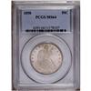 Image 1 : 1858 50C MS64 PCGS. Golden-gray surfaces exhibit pleas