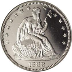 1888 50C PR66 Cameo NGC. Ex: Eliasberg Collection. An