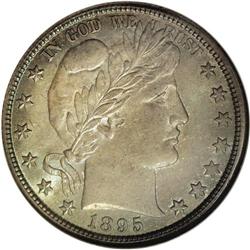 1895-O 50C MS65 NGC. A Gem example of this scarce O-mi