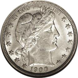 1900-O 50C MS62 NGC. Bright, lustrous surfaces display