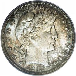 1903 50C MS65 PCGS. The casual collector would never s