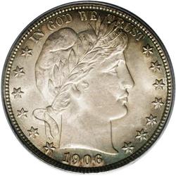 1906-D 50C MS66 PCGS. Just a handful of Mint State sur 1906-D[50C] MS66 PCGS.