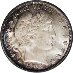 1908-O 50C MS65 PCGS. Struck near the end of life at t