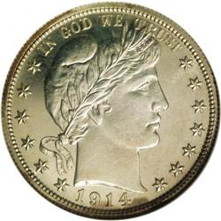 1914 50C PR65 NGC. This is a popular issue, not only f