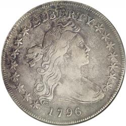 1796 S$1 Small Date, Large Letters VF20 ANACS. B-4, BB