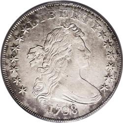 1798 S$1 Large Eagle VF20 PCGS. B-9, BB-121, R.3. This