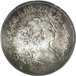 1798 S$1 Large Eagle XF40 ANACS. B-8, BB-125, R.2.