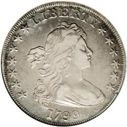 1799 S$1 --Cleaned--ANACS. VF30 Details. B-11, BB-161,