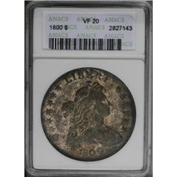 1800 S$1 VF20 ANACS. B-17, BB-196, R.1. Characterized