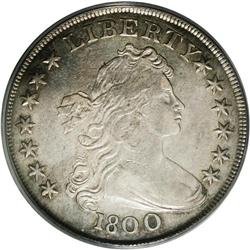 1800 S$1 AMERICAI AU50 PCGS. B-19, BB-192, R.2. This w