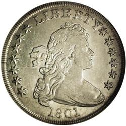 1801 S$1 --Cleaned--ANACS. VF30 Details. B-1, BB-211, R